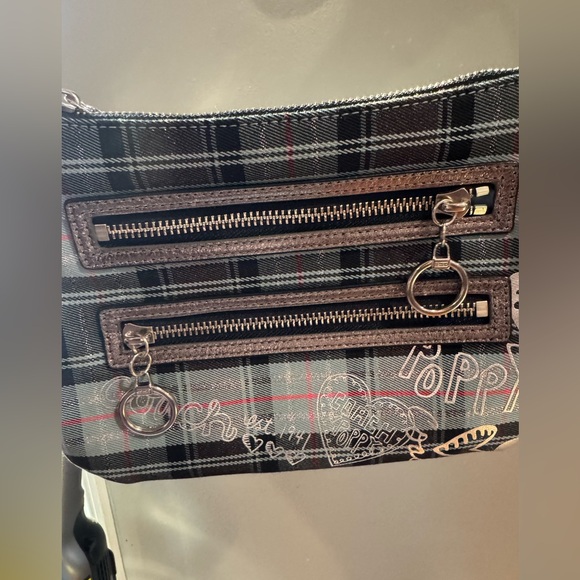 HTF LIMITED EDITION COACH POPPY Tartan Plaid Groovy Swing shoulder bag - Picture 3 of 8